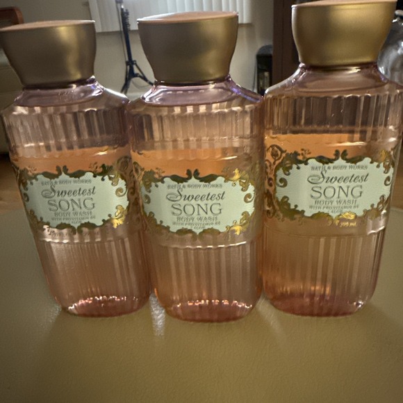 Bath & Body Works Other - Bath & Body Works Lot of 3 Bottles Sweetest Song Body Wash Shower Gel 10 oz‎
